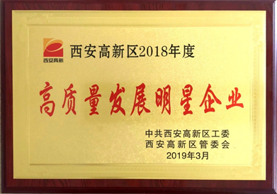 热烈祝贺耀彩网科技荣获 -“2018年度高质量生长明星企业”
